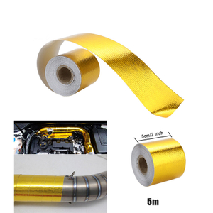  Universal Car Heat Shield Wrap Tape For Exhaust Header For Turbo Manifold Adhesive Backed